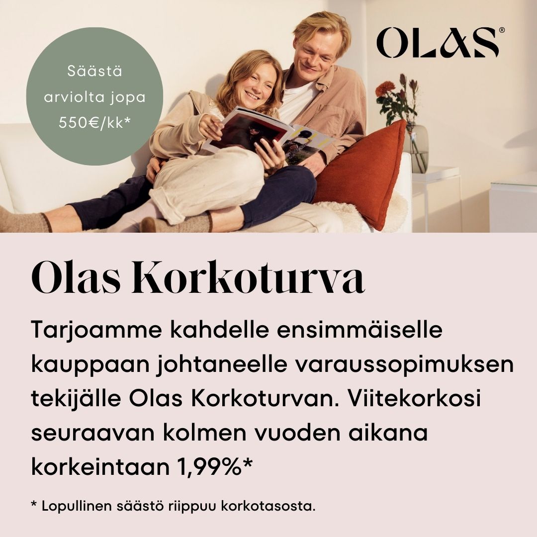 Korkoturva | Myydään asunto | Asunto Oy Helsingin Tuulihaukka | Olas Group Oy | Maalämpökoteja Pohjoisen Puusta | Olas Group Oy
